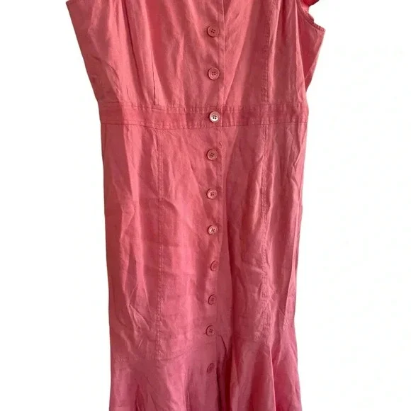 Rachel Parcell Blush Button Midi Dress - Picture 5 of 14